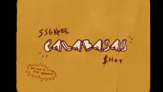 Gif of SSGKobe's Calabasas Music Video.